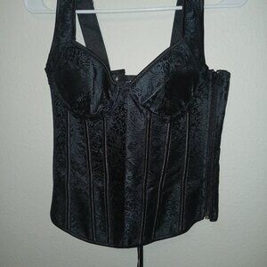 Black corset top